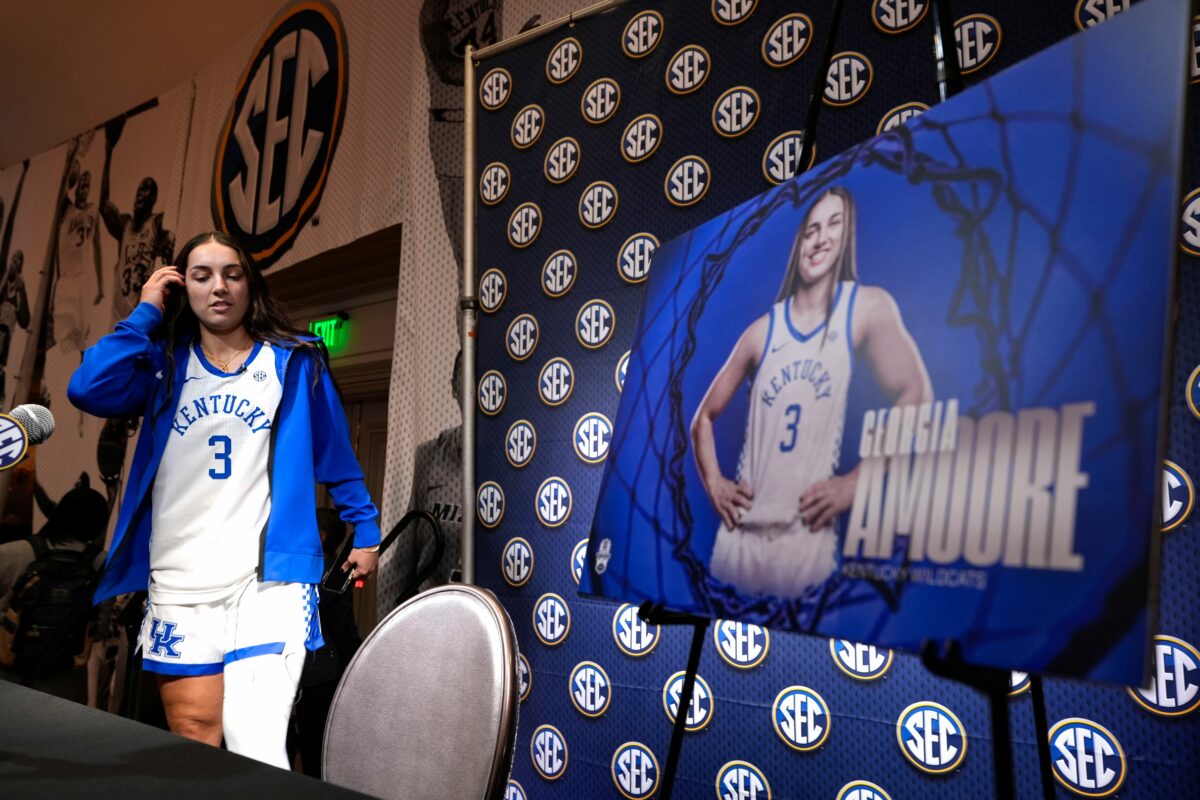 Kentucky’s Georgia Amoore was voted as first-team All-SEC by coaches