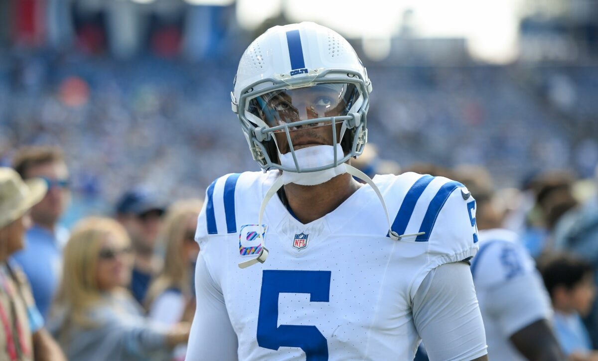 A benched Anthony Richardson needed time and reps the desperate Colts couldn’t afford to give him