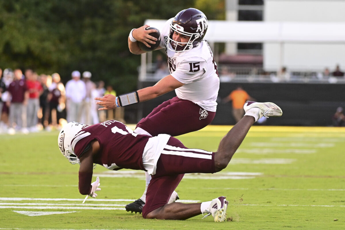 Texas A&M QB Conner Weigman ‘just got a little bit fast’ per Aggies coach Mike Elko