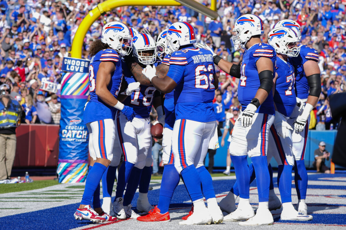 Did Keon Coleman actually tell Amari Cooper what to do on Bills TD?