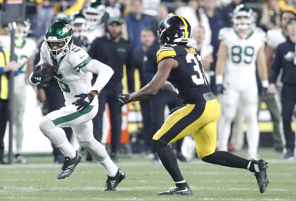 Jets snap counts: Depth chart breakdown at Steelers