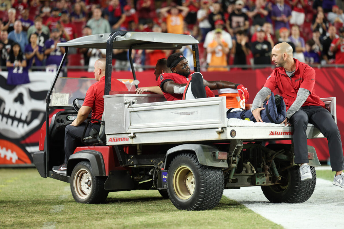 Report: Roquan Smith to be fined for hip-drop tackle on Buccaneers WR Chris Godwin