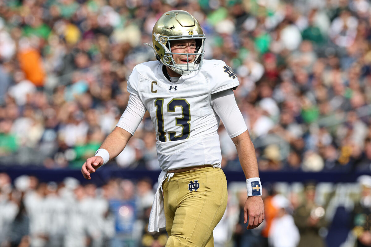 Notre Dame quarterback Riley Leonard has turned the corner since Week 2