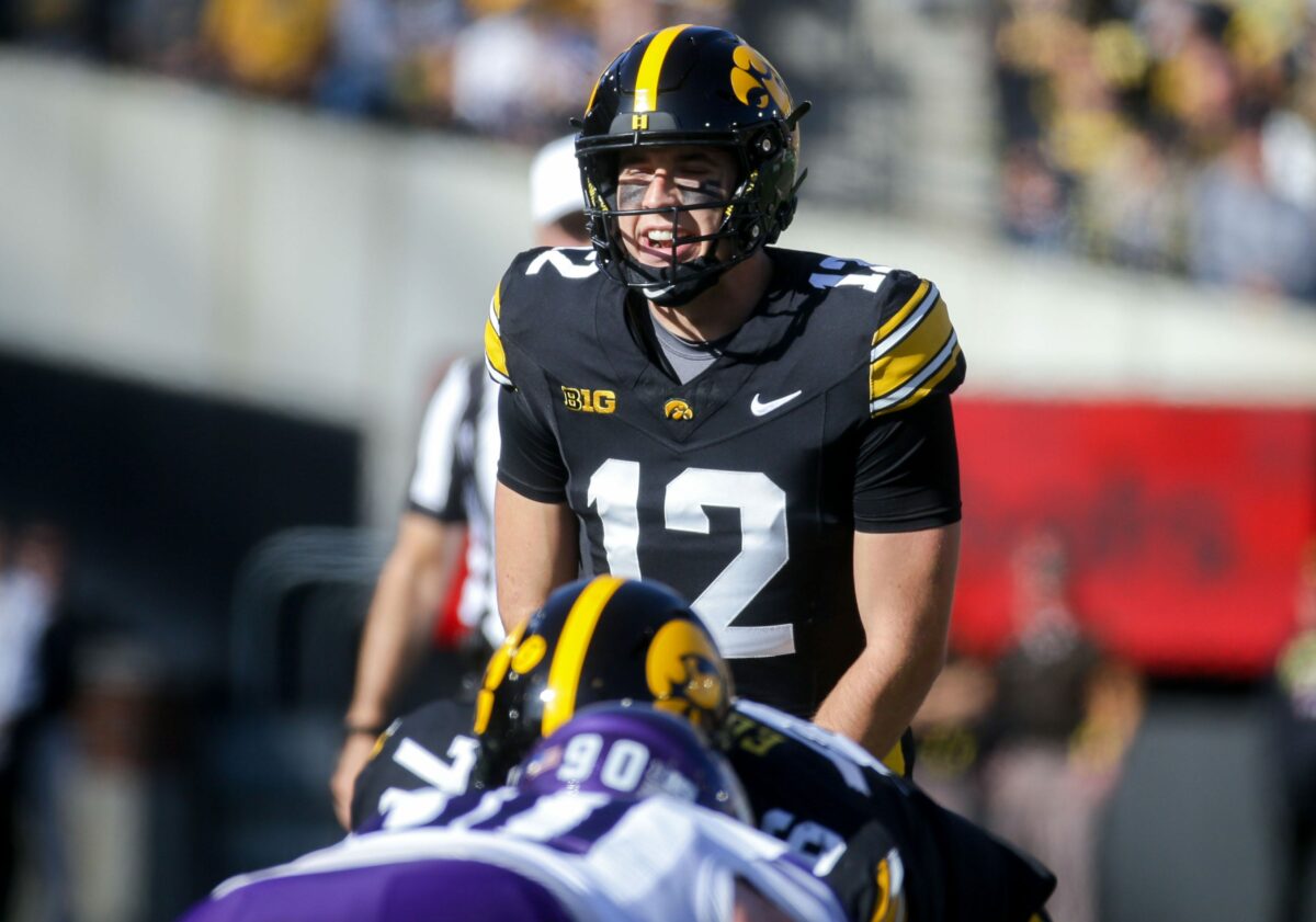 Iowa football rules Cade McNamara out vs. Wisconsin, updates injury report