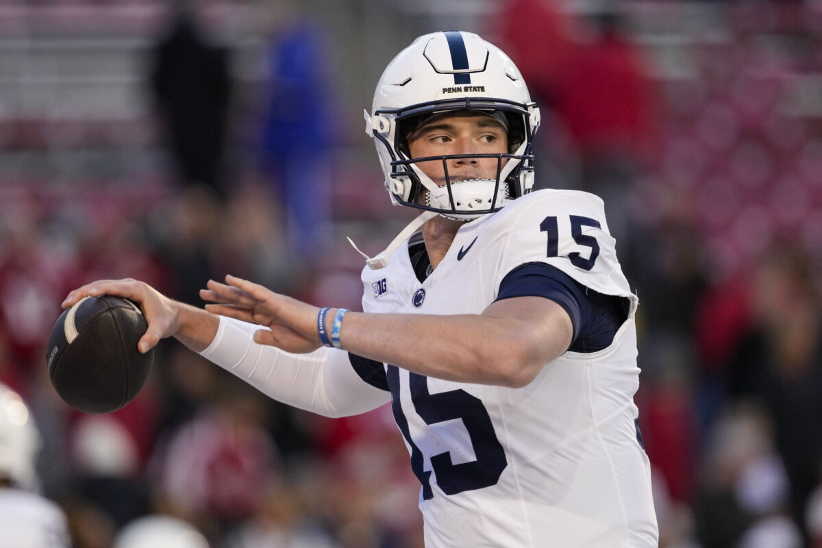 BREAKING: Penn State star QB Drew Allar leaves Wisconsin game with injury