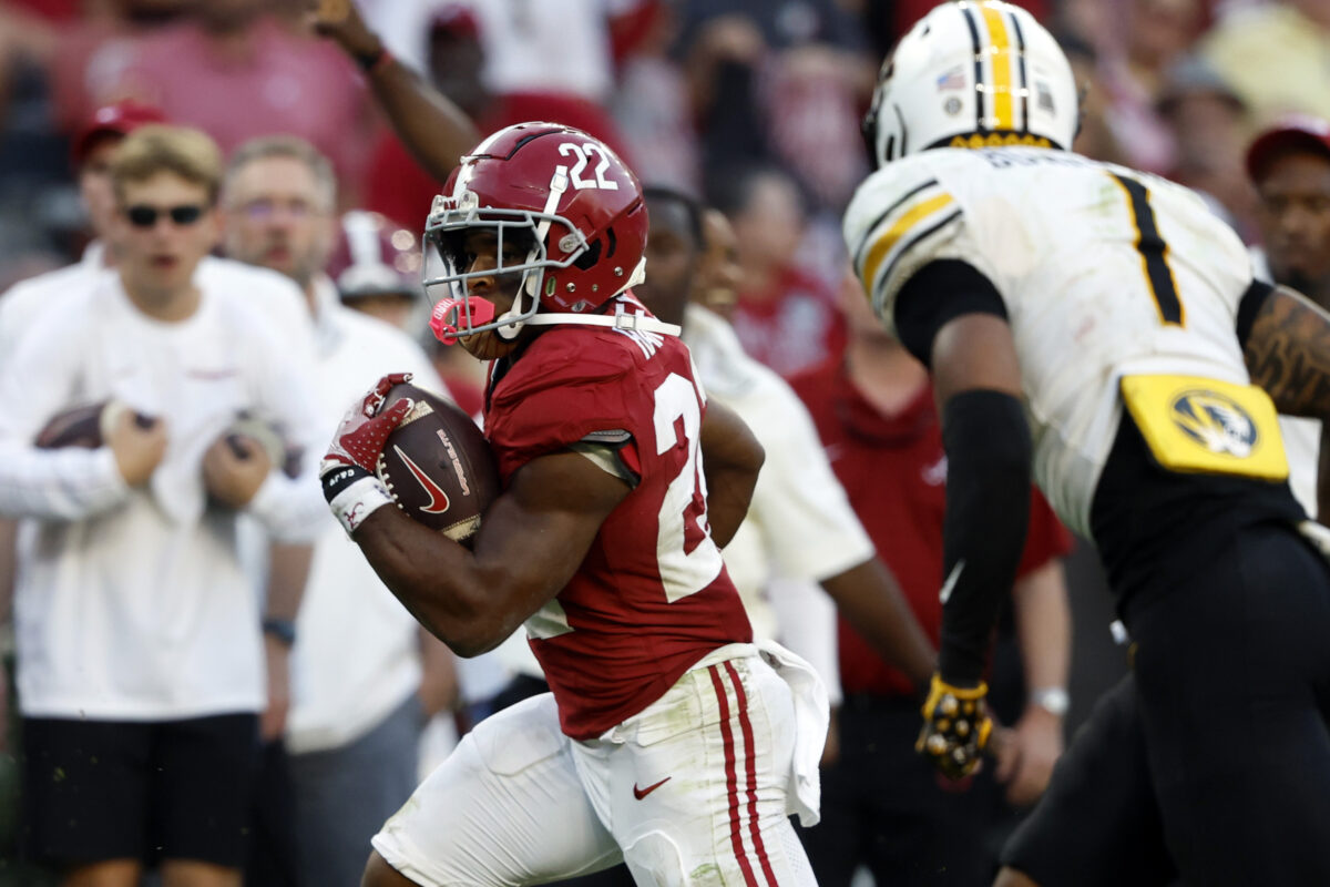 WATCH: Justice Haynes’ monstrous touchdown run as Alabama routs Missouri