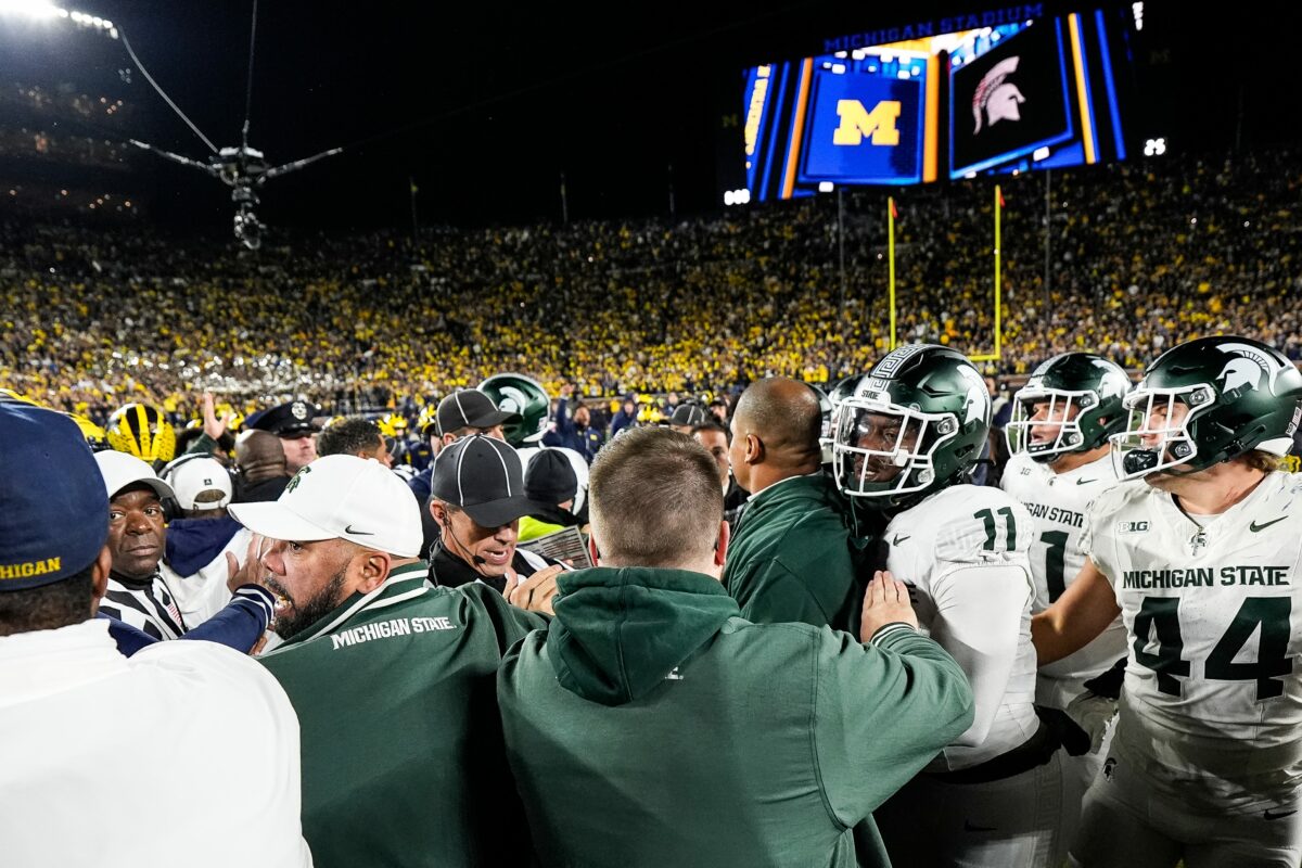 The Big Ten releases statement on post game incident following Michigan State vs. Michigan game