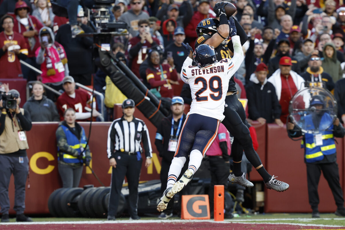 Chicago Bears DB Tyrique Stevenson taunted crowd during Commanders’ Hail Mary