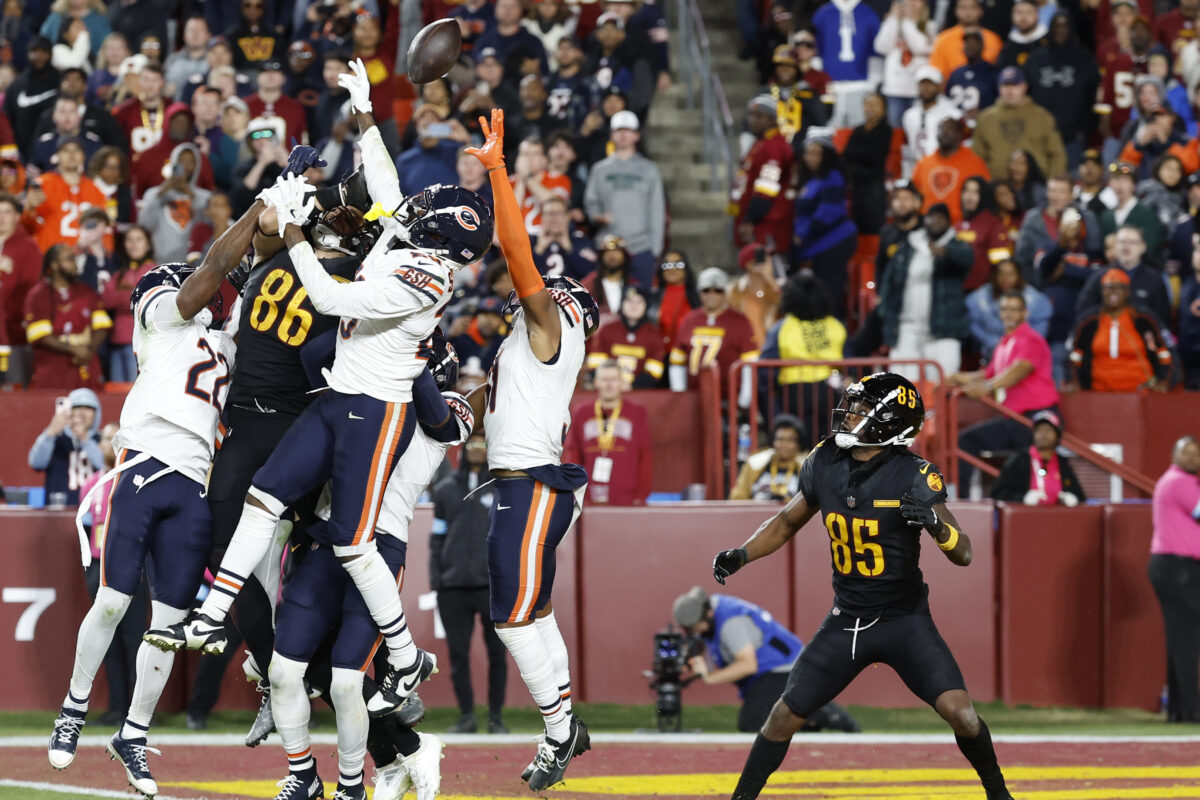 WATCH: Bears DB mocking fans before Commanders’ game-winning touchdown