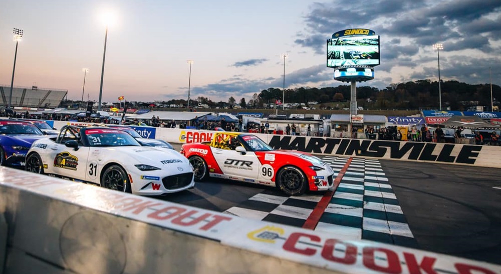 Thomas wins Mazda MX-5 Cup race at Martinsville Speedway