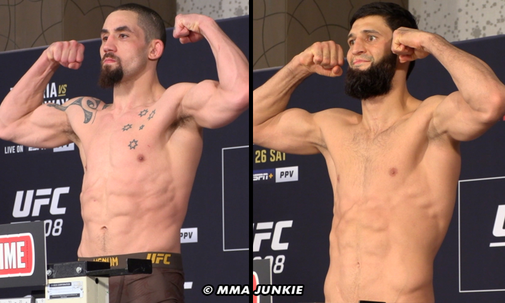 UFC 308 weigh-ins: Khamzat Chimaev beats buzzer to make weight for co-main event