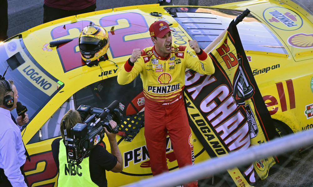 Logano holds off charging Blaney for third Cup Series title at Phoenix