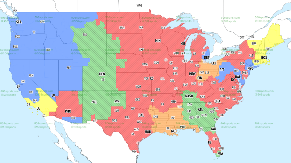 Rams vs. Patriots broadcast map: Will the Week 11 game be on TV?