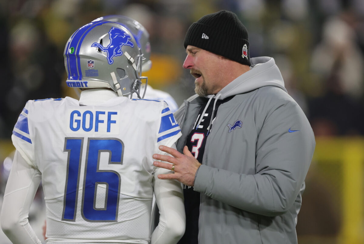 Dan Campbell, Lions ‘fired up’ to play in the bad weather in Green Bay