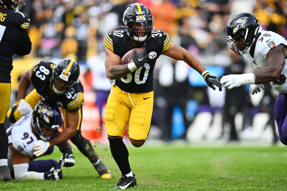 Jaylen Warren injury update: Will Steelers RB play against the Ravens in Week 11?