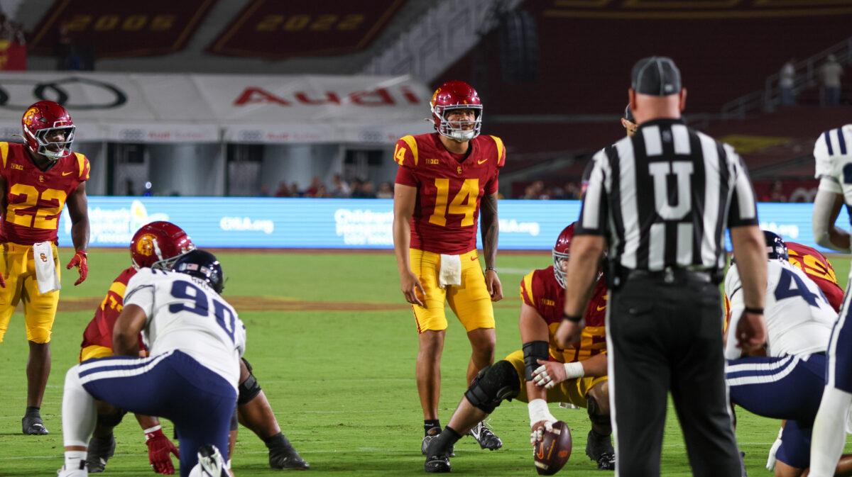 Timing was important in USC quarterback change