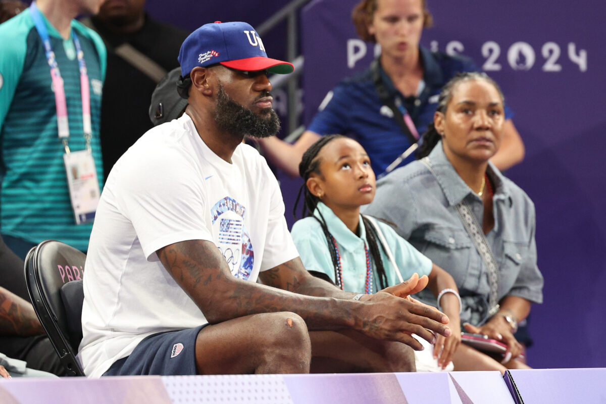 LeBron James posted a heartfelt message to his daughter after the presidential election