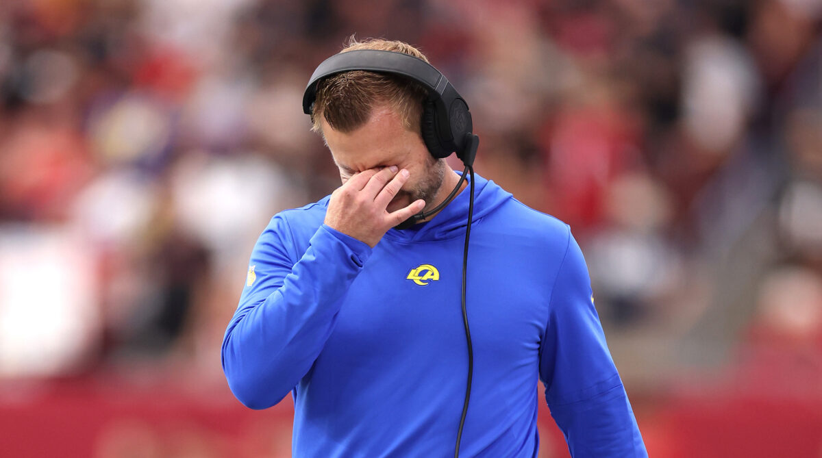 Sean McVay sounds like a coach who’s lost trust in his kicker