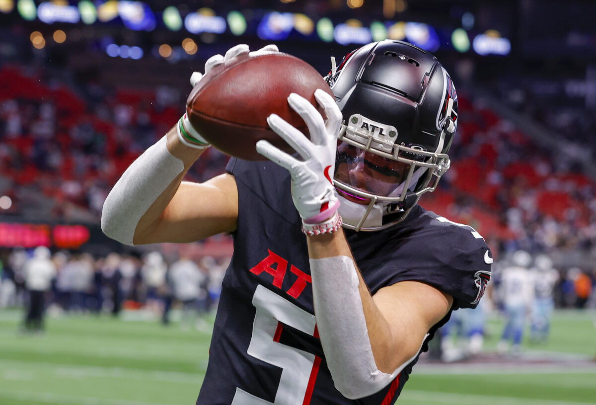 Falcons WR Drake London catches 6th touchdown of the season