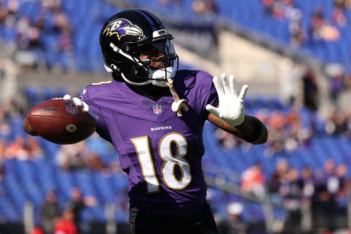 Ravens to ramp up Diontae Johnson’s workload ahead of game vs. Steelers in Week 11