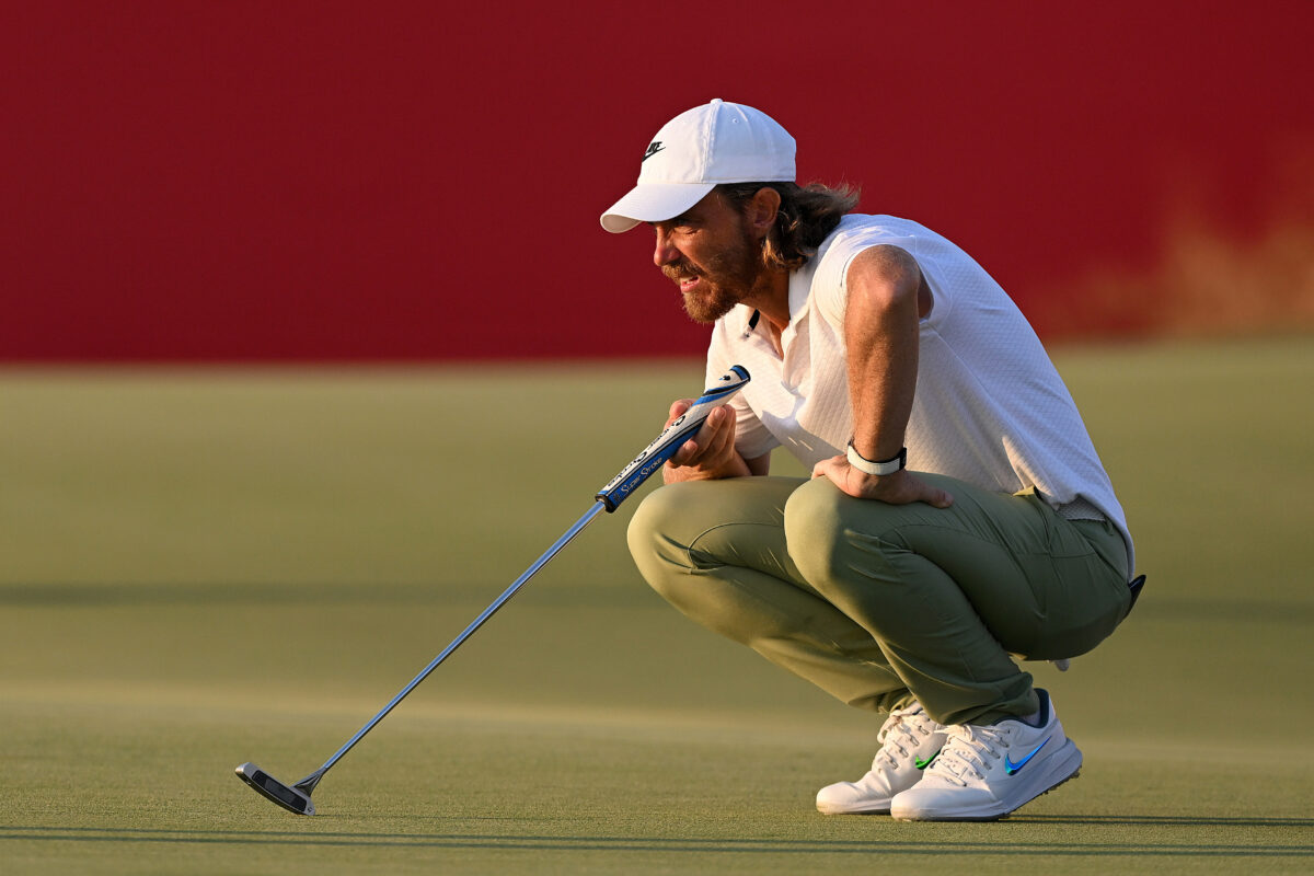 Tommy Fleetwood changed putters, then he tied the course record at the Abu Dhabi HSBC Championship