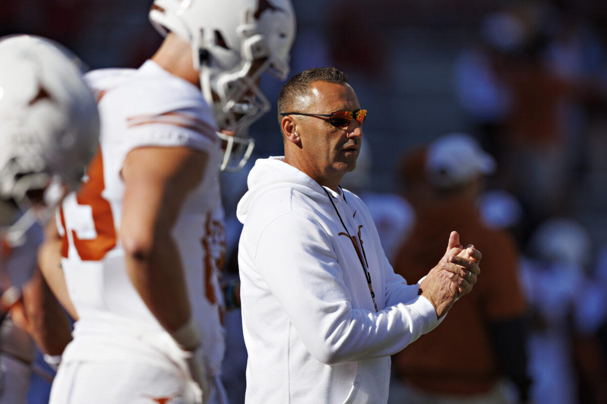 Everything Texas coach Steve Sarkisian said on the field after beating Hogs