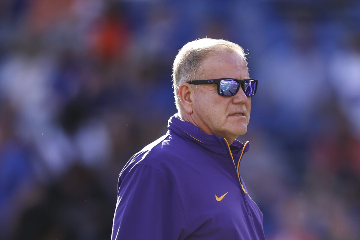 Brian Kelly’s streak of 10-win seasons ends with LSU loss to Florida