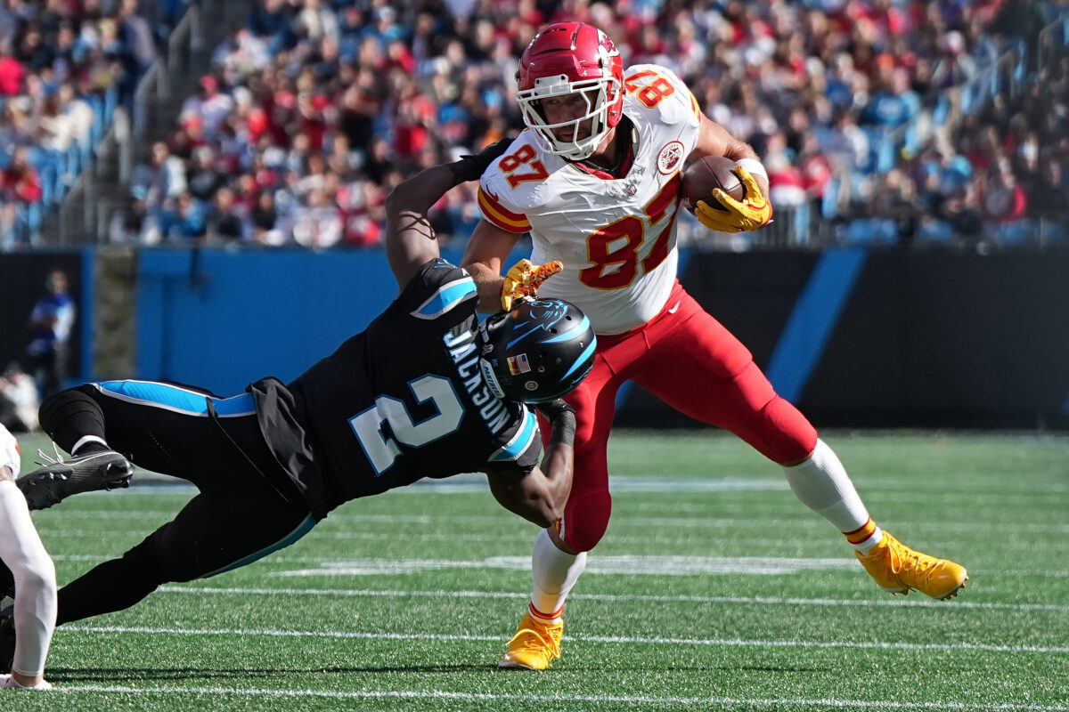 Travis Kelce passes NFL legend on all-time TE receiving yards leaderboard