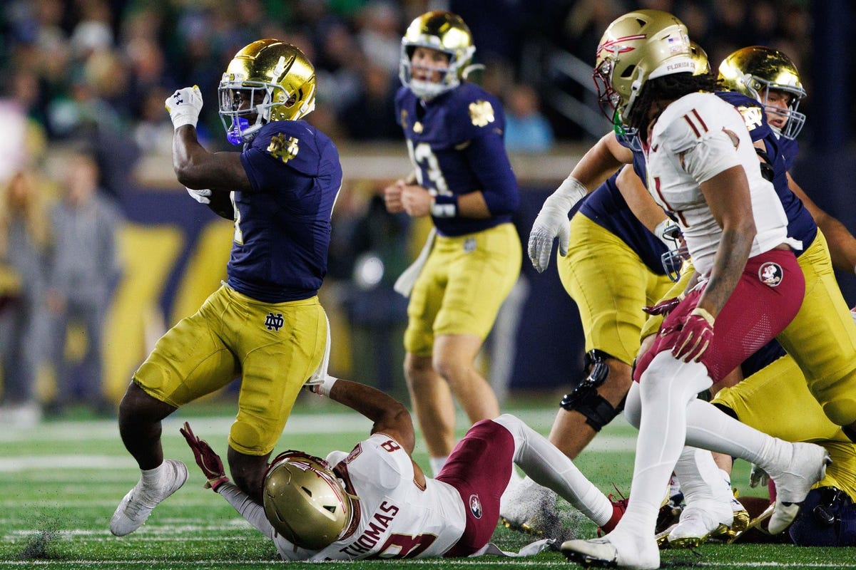 Notre Dame Week 12 highlight: Jeremiyah Love keeps TD streak alive