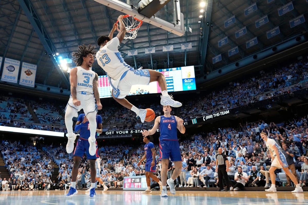 UNC basketball projected to face C-USA school in Joe Lunardi’s latest bracketology