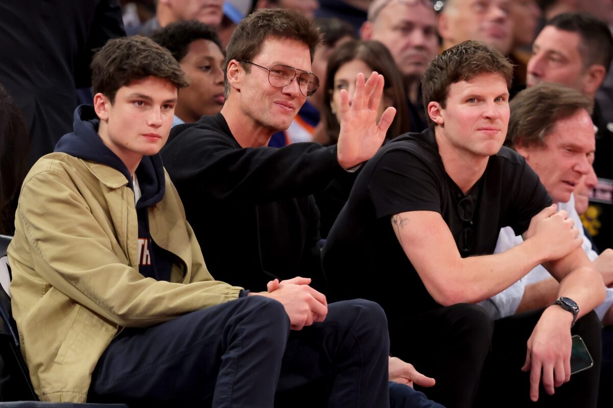 LOOK: NFL legend Tom Brady at the Knicks game and other pictures of the day in the NBA