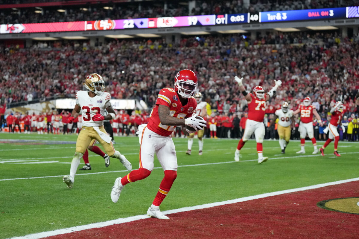 Sony Michel reflects on Chiefs WR Mecole Hardman’s Super Bowl LVIII-winning catch