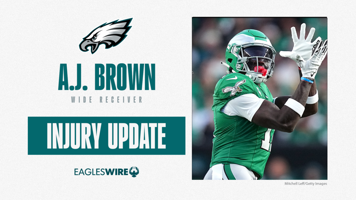 Is AJ Brown playing today? Injury news update for Eagles wide receiver