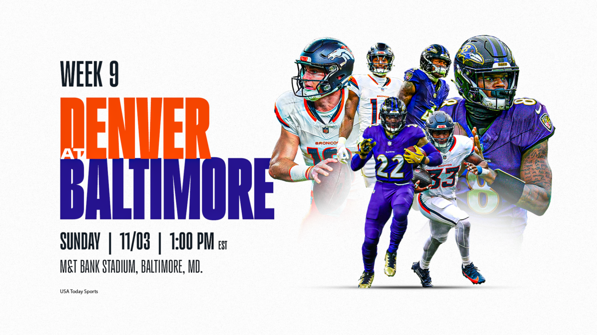 Will the Broncos’ game be on TV today? Channel, live stream for Broncos vs. Ravens