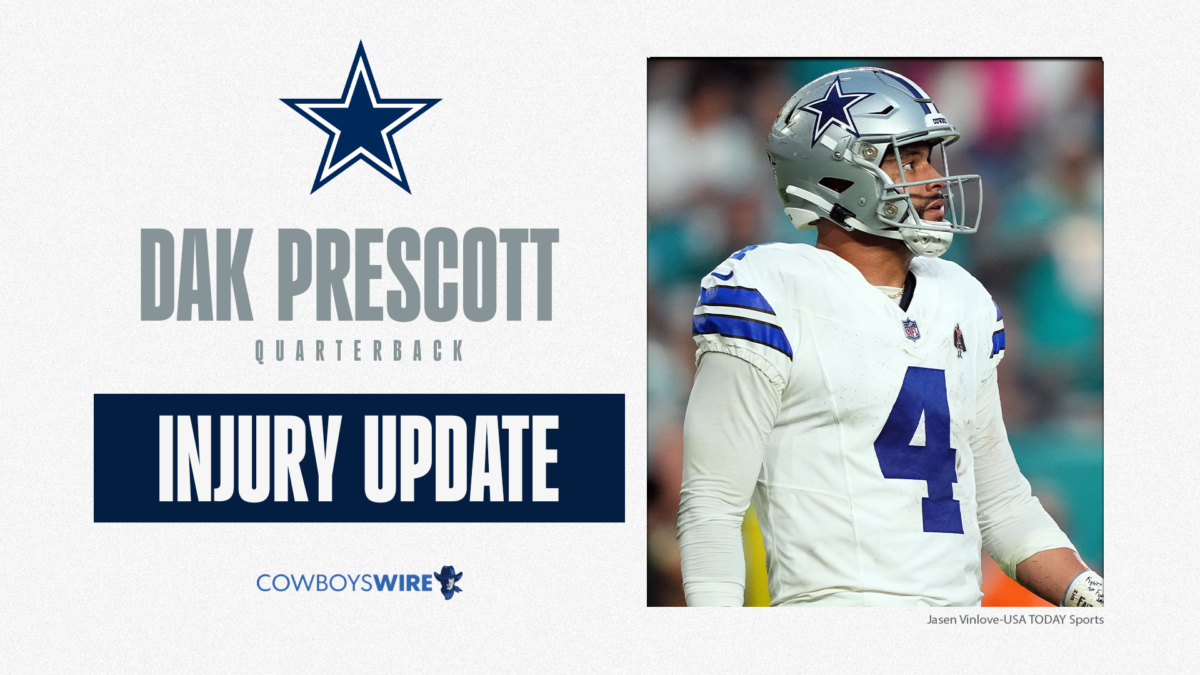 Is Dak Prescott playing today? Injury news update for Cowboys quarterback