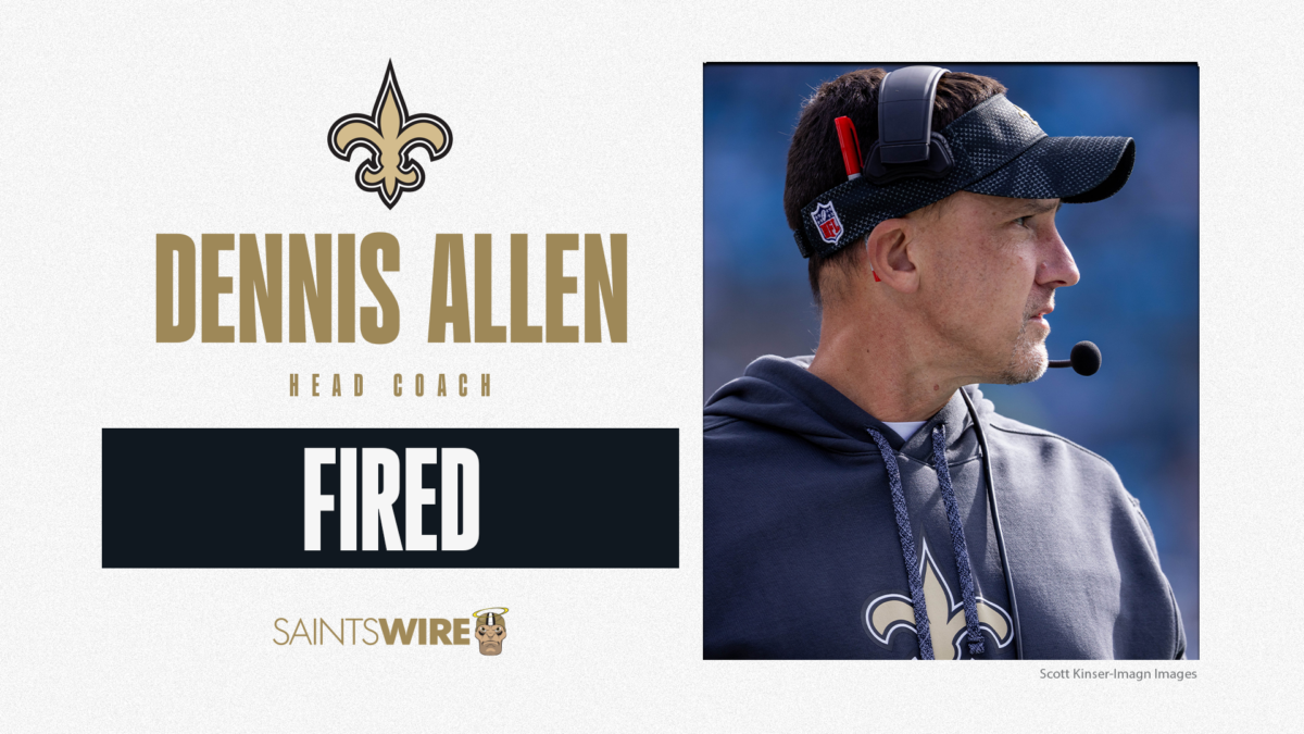 BREAKING: New Orleans Saints fire head coach Dennis Allen