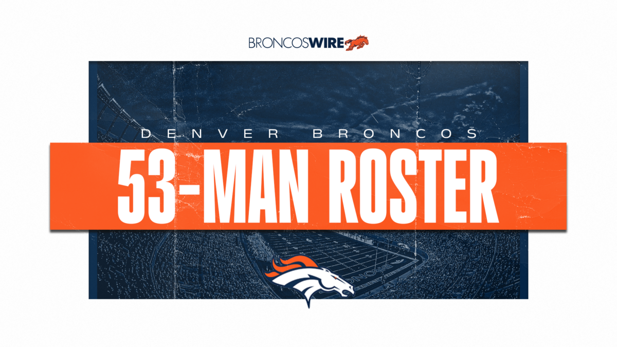 Broncos’ updated 53-man roster after recent transactions