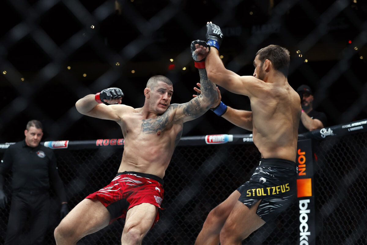 Dustin Stoltzfus def. Marc-Andre Barriault at UFC Fight Night 246: Best photos from Edmonton