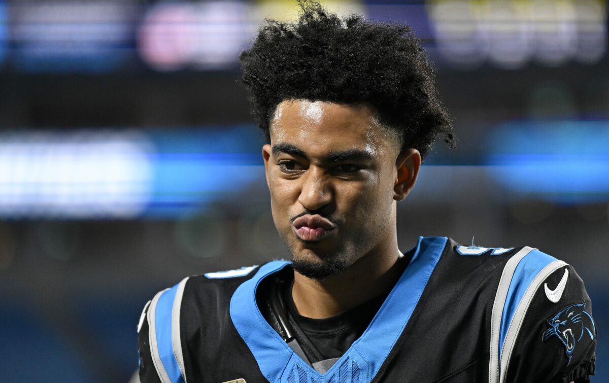 Bryce Young throwing an interception on a perfect pass is a tragic symbol of his Panthers career