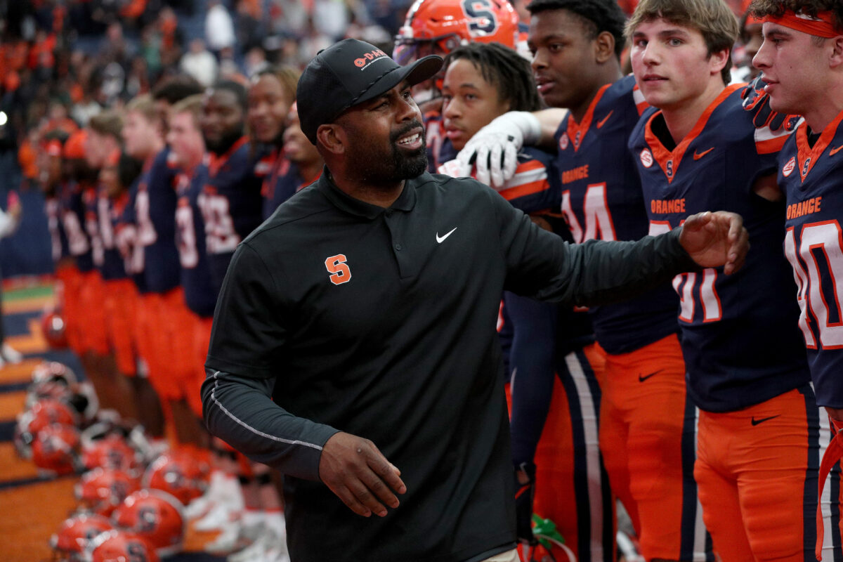 Syracuse’s Fran Brown hilariously took credit for getting Clemson into the ACC title game