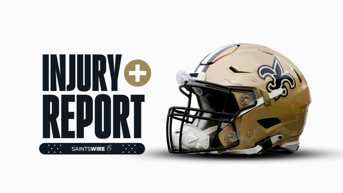 Saints injury report: 4 players ruled out, 6 more questionable vs. Panthers