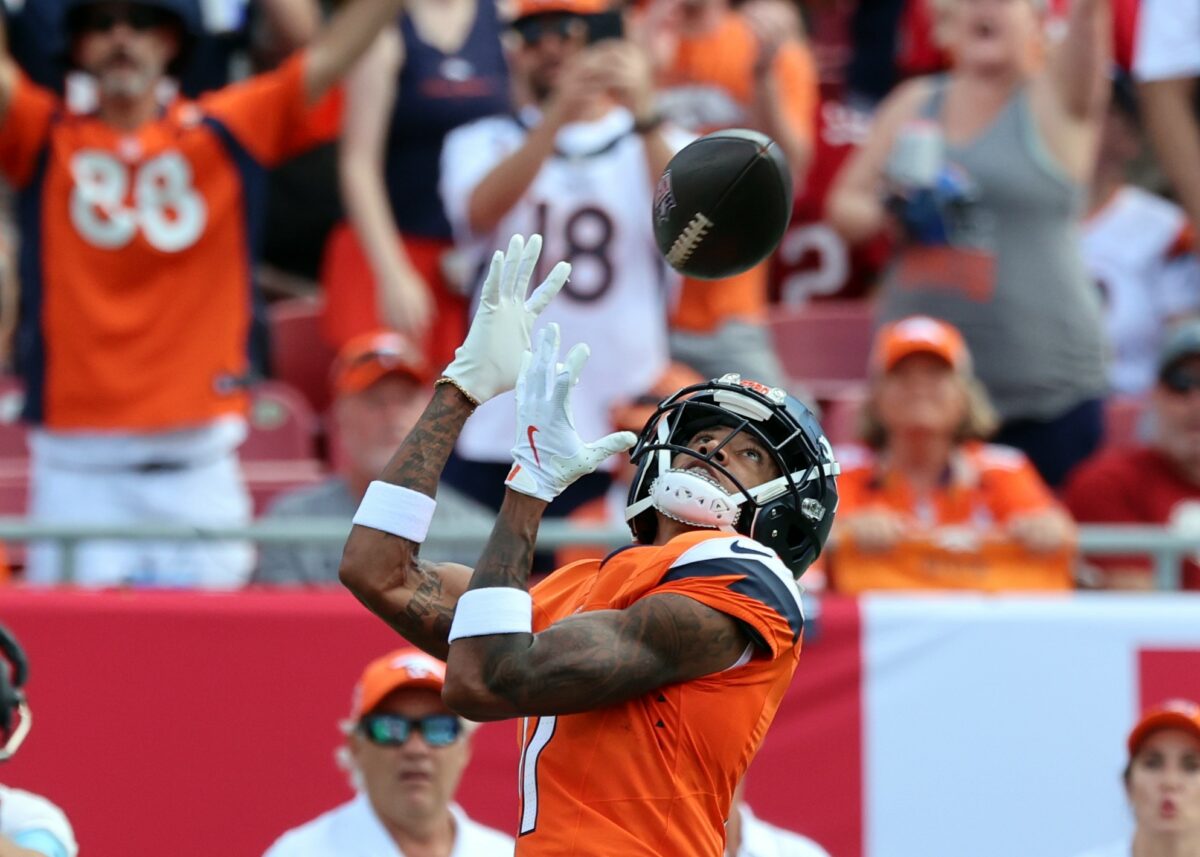 Broncos release injury report: WR opens 21-day window to return