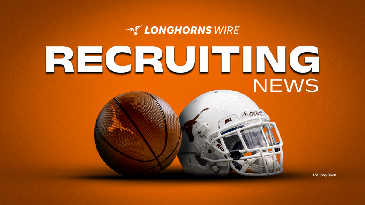 Longhorns four-star recruit Elijah Barnes on campus for Kentucky game