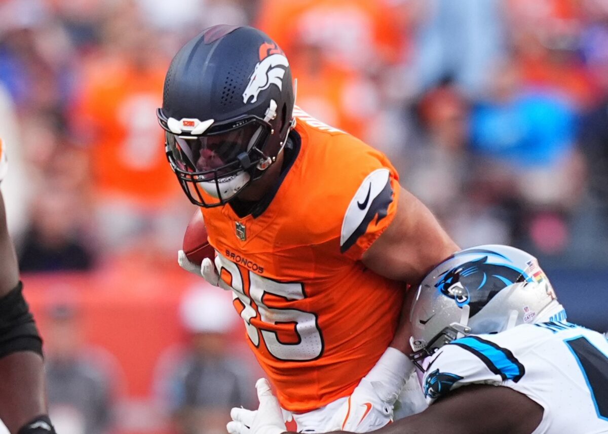 Broncos TE Lucas Krull fined $5,083 after Panthers game