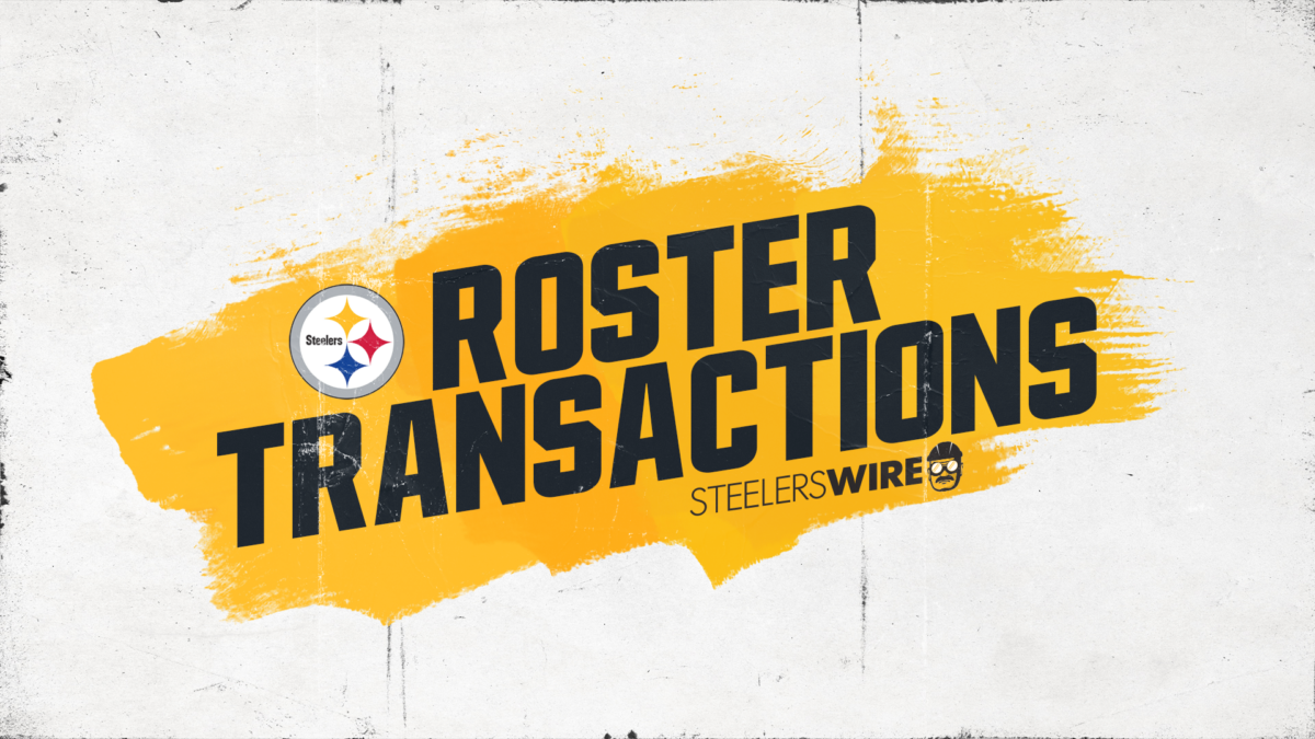 Steelers make 4 roster moves ahead of Week 11 Ravens game