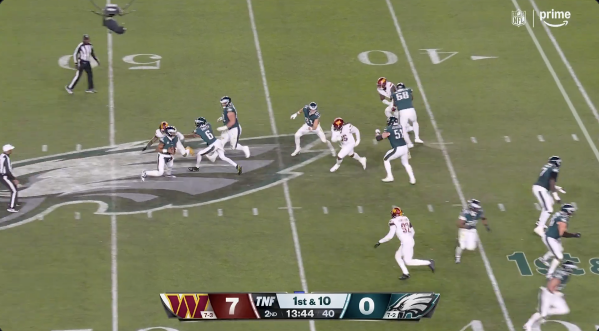 The Eagles ran the worst trick play of the year, and it backfired spectacularly