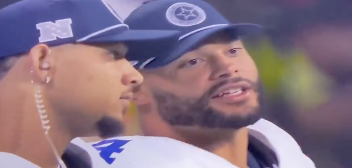 Lip-reading fans were convinced that Dak Prescott ripped the Cowboys from the sidelines during Week 9 loss