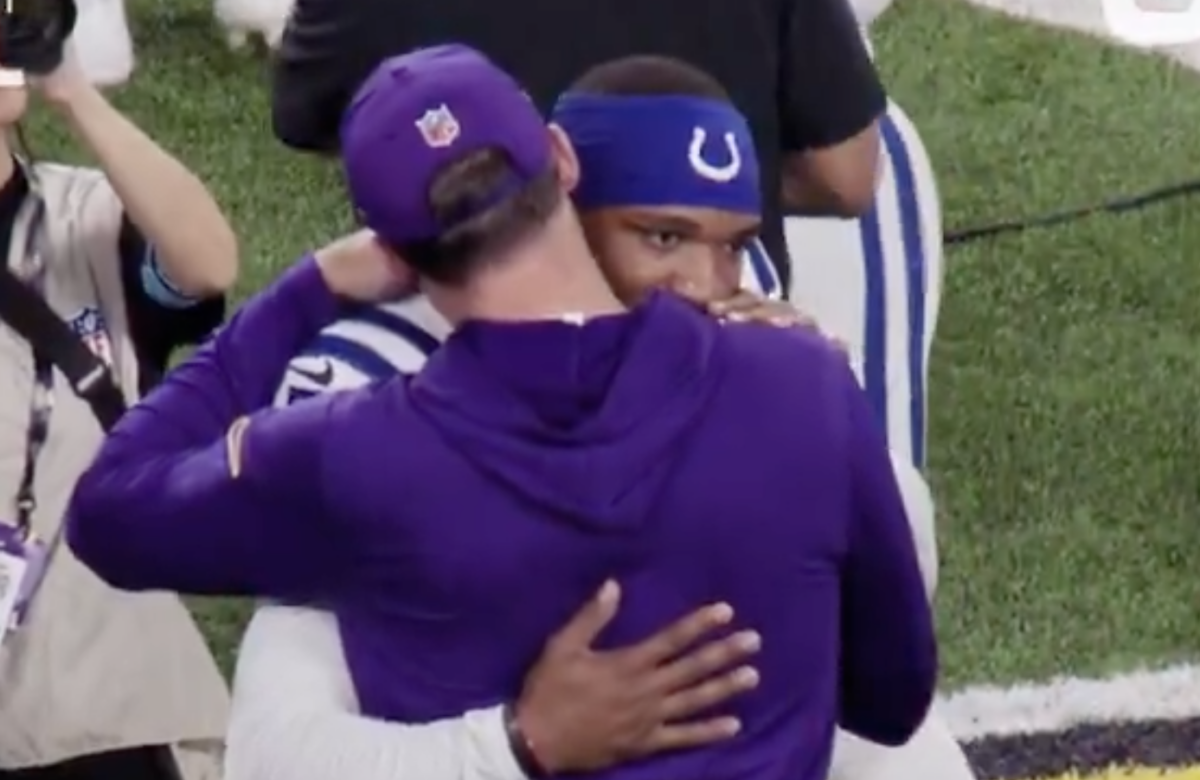 Kevin O’Connell shared glowing words of encouragement with Anthony Richardson after Colts QB’s recent benching