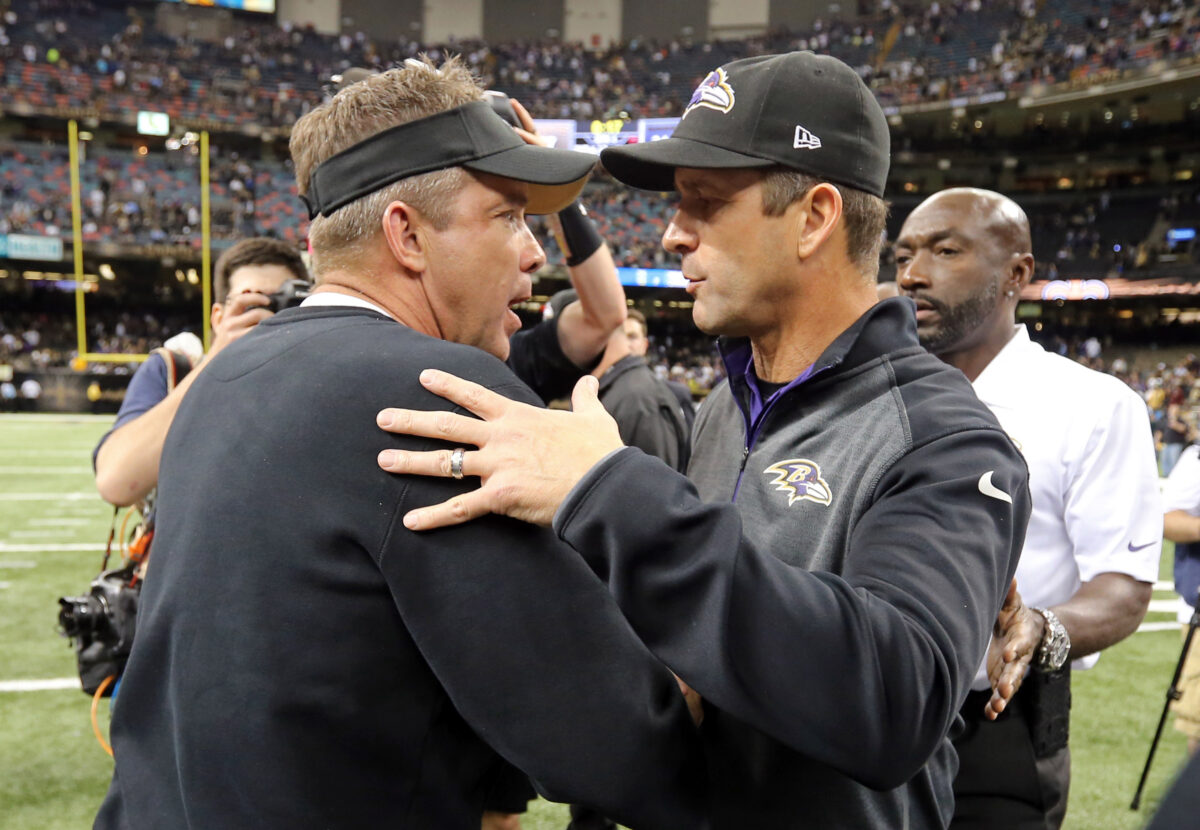 Sean Payton to face off against ‘good coaching friend’ John Harbaugh