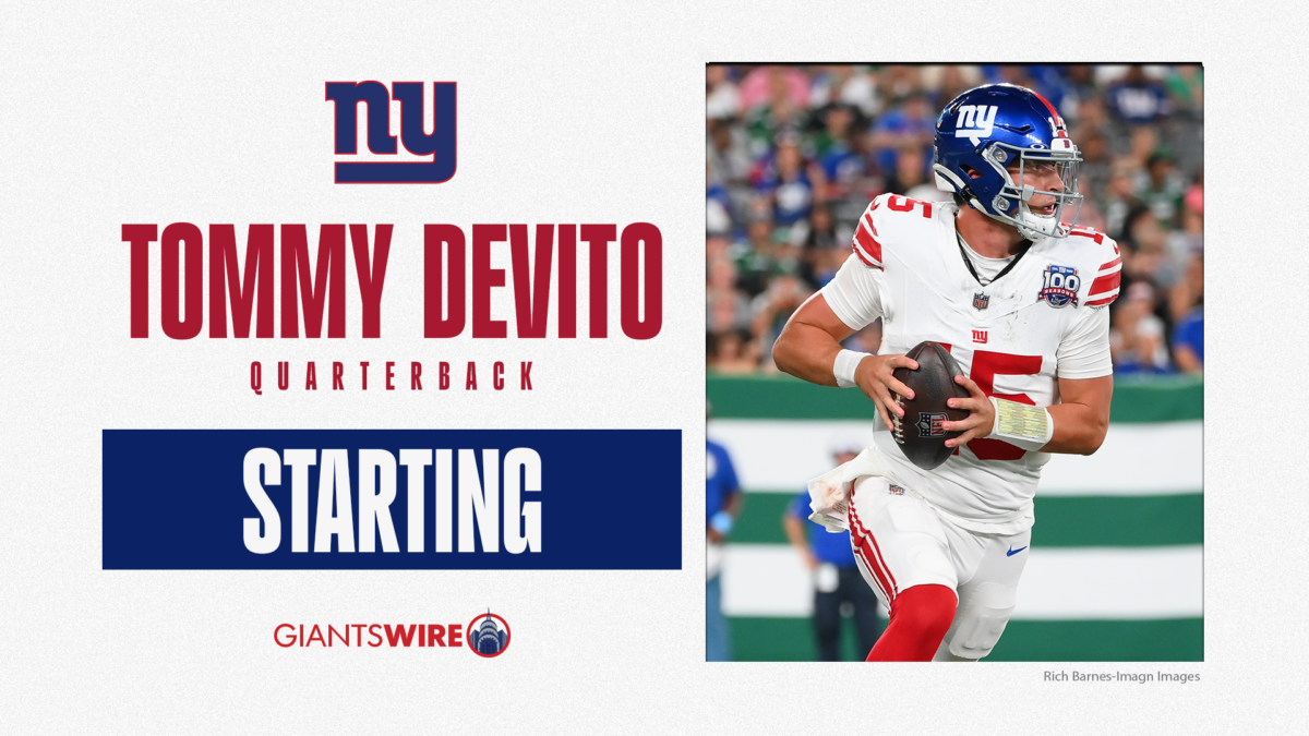 Giants’ Brian Daboll going with Tommy DeVito to ‘create a spark’